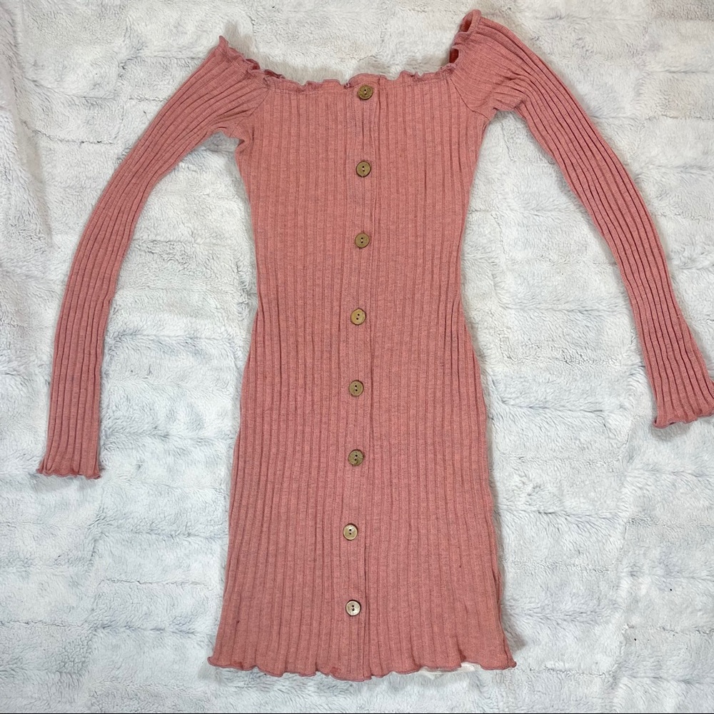 Fashion Nova Mauve Sweater Dress Small